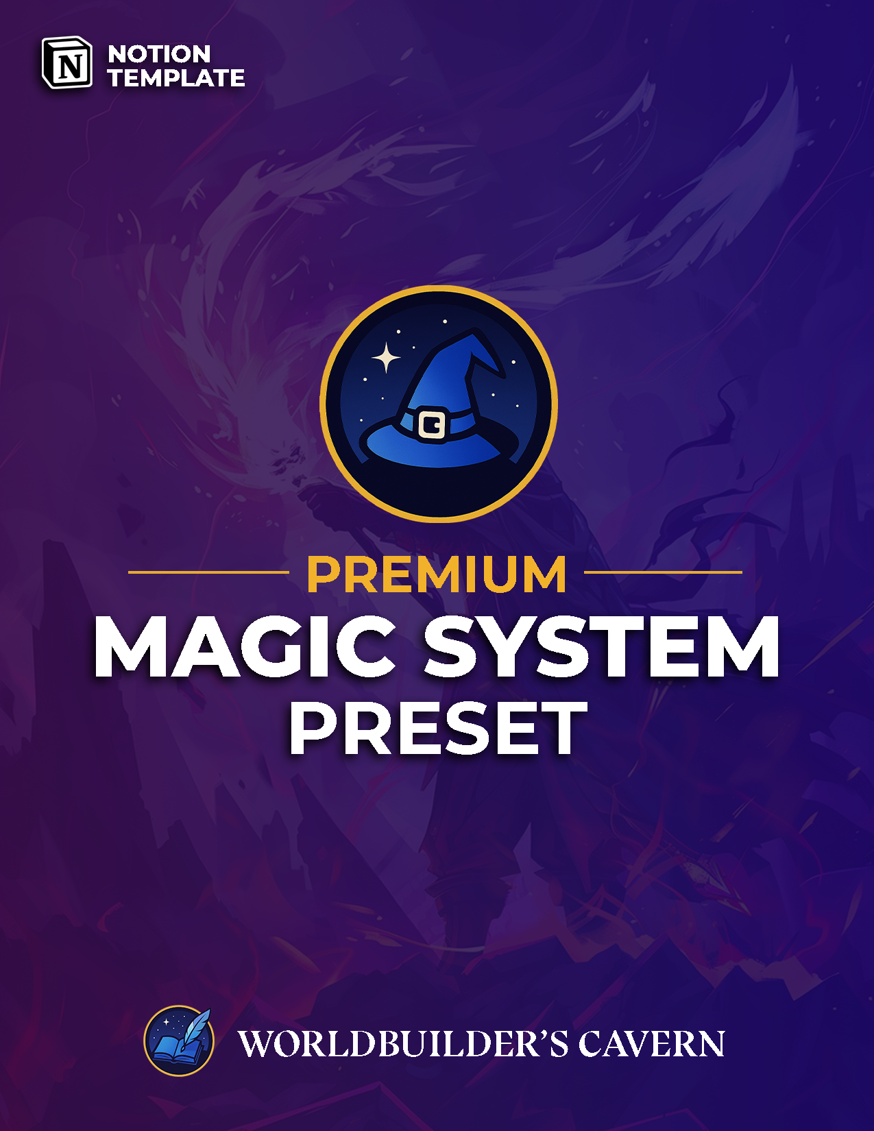 [PREMIUM] Worldbuilding: Magic System Preset (Notion Template)