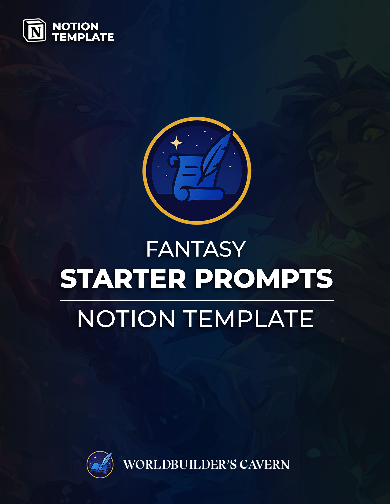 Fantasy Story Starter Prompts (Notion Template)
